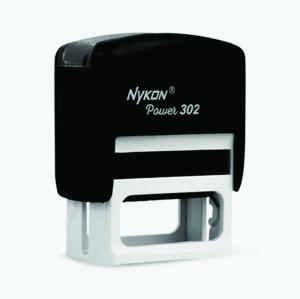 CARIMBO - NYKON 302 - AUTOMÁTICO PLASTICO 3,8X1,4 4X0  CORTE LASER 